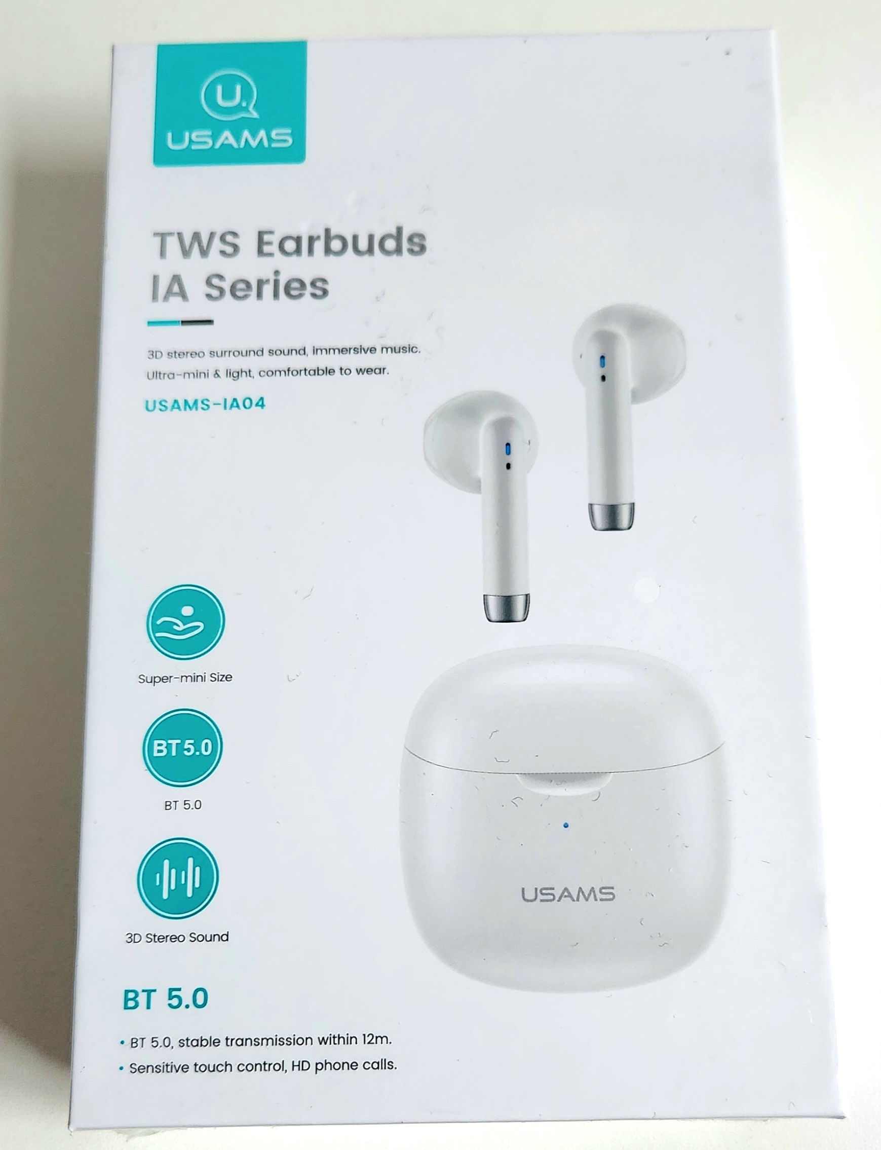 Kopfhörer earbuds weiss
